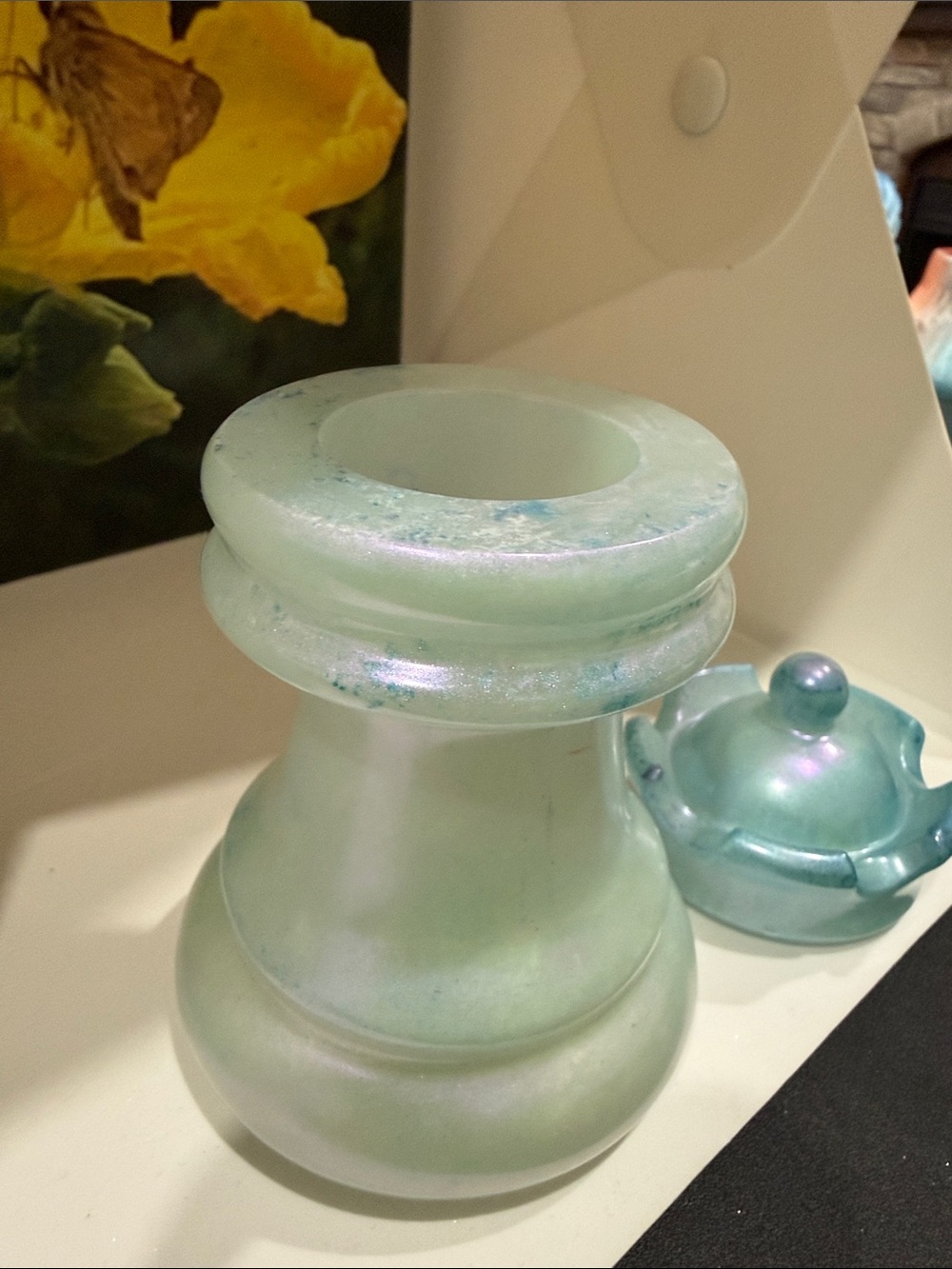 Resin Decorative Chess Rook Container - Picture 7 of 10